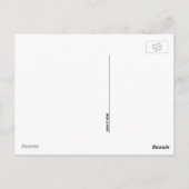 Positive Affirmative Anger Management-Inspiration Postkarte (Rückseite)