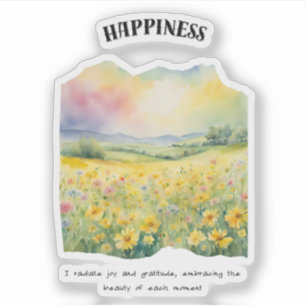 Positive Affirmative Card Aufkleber