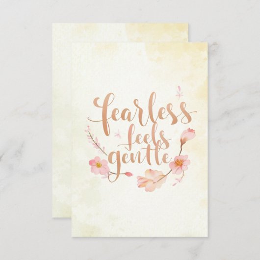 Positive Affirmative Grußkartenstationery (Vorne/Hinten)