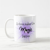 Positive Affirmative Kaffee-Tasse Kaffeetasse (Links)