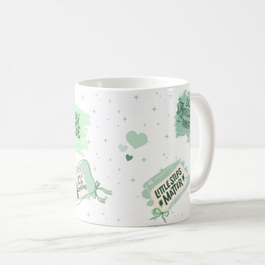 Positive Affirmative Tasse (VorderseiteRechts)