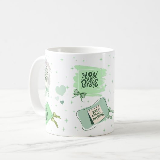 Positive Affirmative Tasse (Vorderseite Links)