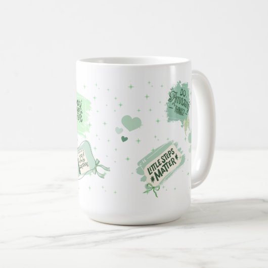 Positive Affirmative Tasse (VorderseiteRechts)