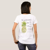 Positive Ananas T-Shirt (Schwarz voll)