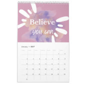 Positive Anführungszeichen 2025 Kalender (Jan 2027)