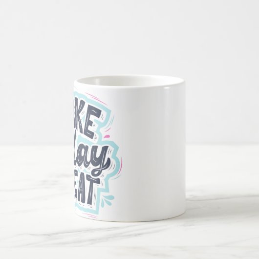 positive Anführungszeichen Kaffeetasse (Mittel)