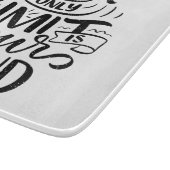 Positive Ansichten - Ihr einziger Grenzwert ist Ih Schneidebrett (Ecke)