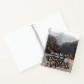 Positive Aspekte Name Foto Law of Attraction Boho Notizblock (Innenseite)