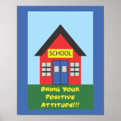 Positive Attitude School Poster (Vorne)