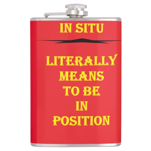 Positive, aufhebende Worte für einen besonderen Fr Flachmann (Vorderseite)