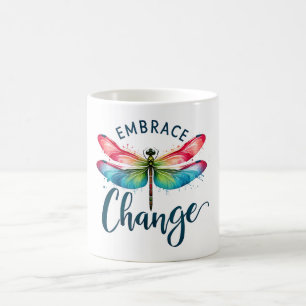 Positive Bejahung der Libellen Kaffeetasse