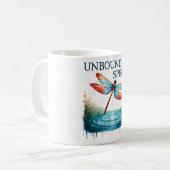 Positive Bejahung der Libellen Kaffeetasse (Vorderseite Links)