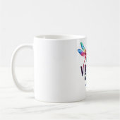 Positive Bejahung der Libellen Kaffeetasse (Links)