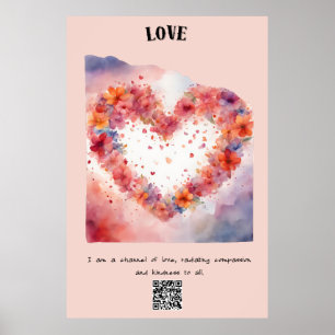 Positive Bejahung der Liebe Poster
