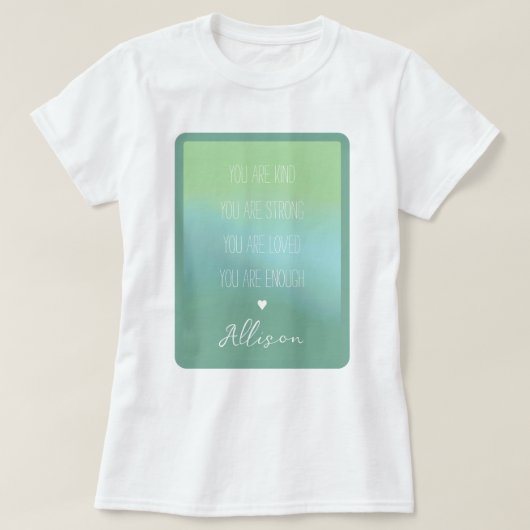 Positive Bejahung der Zollschuld T-Shirt (Design vorne)