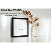 Positive Bejahung | Ich bin bereit | Wandkunst Poster