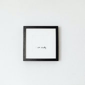 Positive Bejahung | Ich bin bereit | Wandkunst Poster