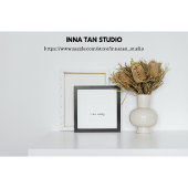 Positive Bejahung | Ich bin bereit | Wandkunst Poster