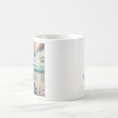 Positive Bejahung | Ich bin es wert, Liebe zu habe Kaffeetasse (Mittel)