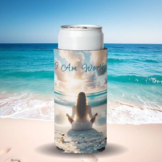 Positive Bejahung | Ich bin es wert, Liebe zu habe Selters Dosenkühler