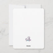 Positive Bejahung - Liebe selbst Feiertagskarte (Rückseite)