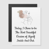 Positive Bejahung Magnetkarte (Vorne/Hinten)