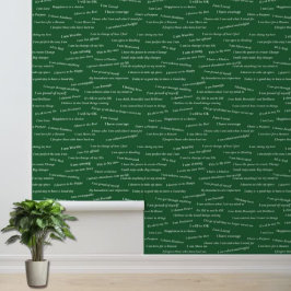 Positive Bejahung | Selbstversorgungs-Vision Tapete