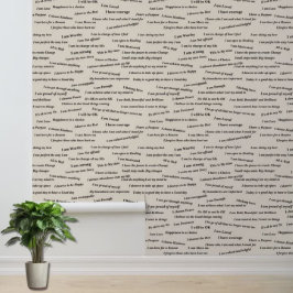 Positive Bejahung | Selbstversorgungs-Vision Tapete