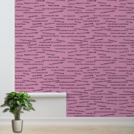 Positive Bejahung | Selbstversorgungs-Vision Tapete