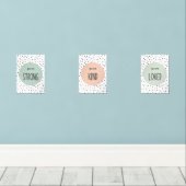 Positive Bejahungen Bilderwand Sets (Holzboden)