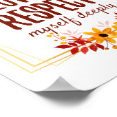 positive Bejahungen der Liebe und der Akzeptanz de Poster (Ecke)