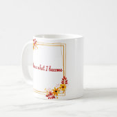positive Bejahungen der Motivation Kaffeetasse (Vorderseite Links)