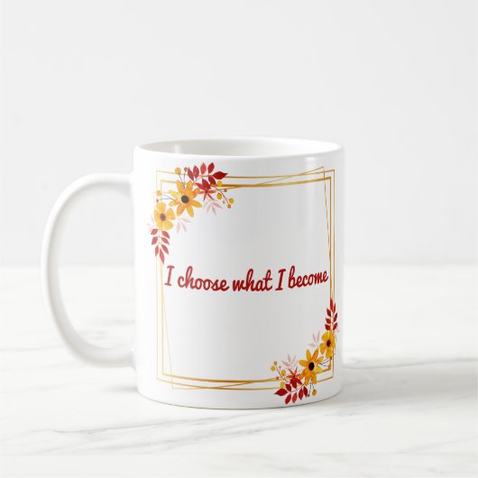 positive Bejahungen der Motivation Kaffeetasse (Links)