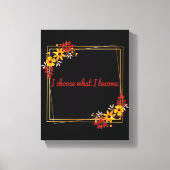 positive Bejahungen der Motivation Leinwanddruck (Vorderseite)