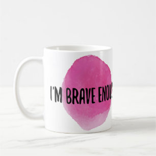 positive Bejahungen der Selbstversorgung Kaffeetasse