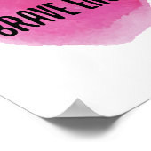 positive Bejahungen der Selbstversorgung Poster (Ecke)