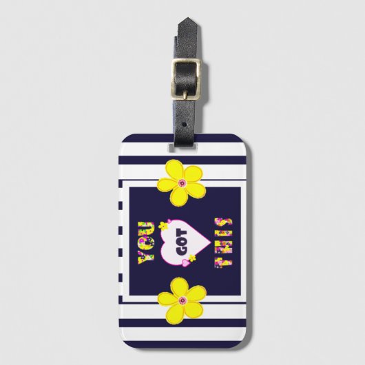 Positive Bejahungen, die Sie Got haben Gepäckanhänger (Vorderseite Vertikal)