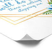 positive Bejahungen für Arbeit und Liebe Poster (Ecke)