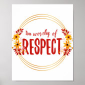 positive Bejahungen für das Leben und die Liebe Poster (Vorne)