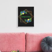 positive Bejahungen für den Vormittag Leinwanddruck (Insitu (Wohnzimmer))