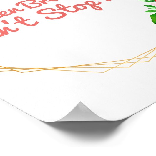 positive Bejahungen für Erfolg und Selbstversorgun Poster (Ecke)