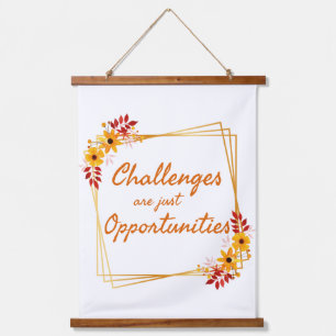 positive Bejahungen für Frauen im Dienste der Arbe Wandteppich Mit Holzrahmen