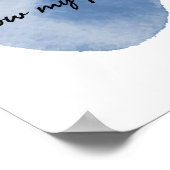 Positive Bejahungen für harte Arbeiter am Morgen Poster (Ecke)