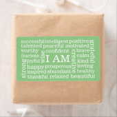 Positive Bejahungen Ich bin Worte für Erfolg (Insitu)