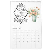 Positive Bejahungen Kalender (Feb 2027)