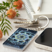 Positive Bejahungen Mandala Schlüsselanhänger (Vorderseite rechts)