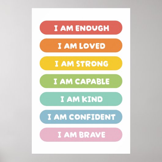 Positive Bejahungen Poster (Vorne)