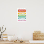 Positive Bejahungen Poster (Küche)