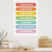 Positive Bejahungen Poster (Küche)