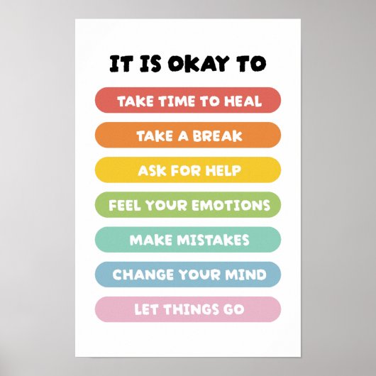 Positive Bejahungen Poster (Vorne)